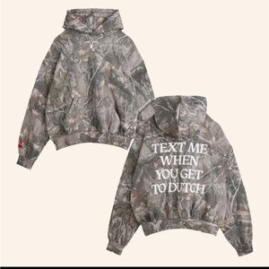 Lonely Ghost/ Dutch bros Camouflage Hoodie